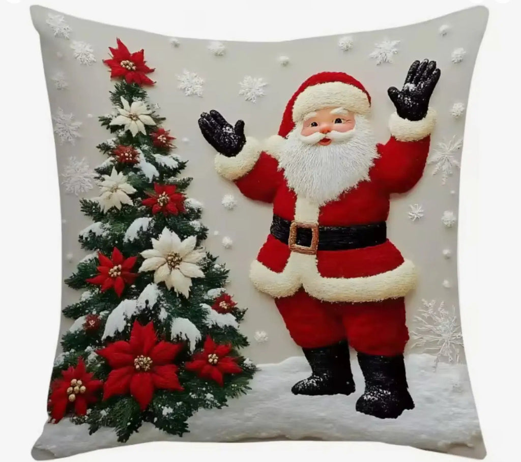 Housse de coussin imprimée de noël Fééries Mancelya