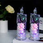 Bougie LED Rose éternelle Fééries Mancelya