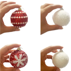 Boules de noël en mousse paillettée(lot de 16) Fééries Mancelya