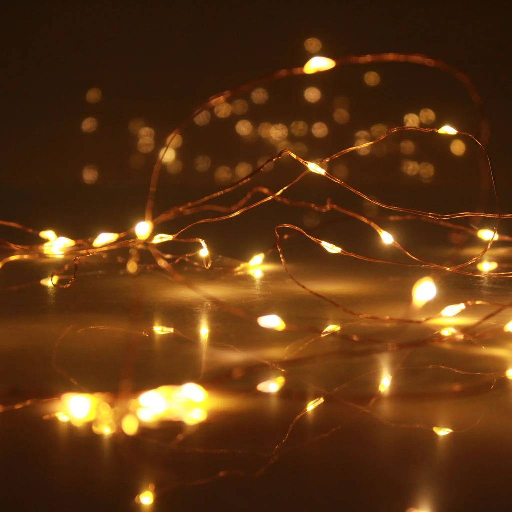 Guirlande lumineuse LED à piles avec télécommande Fééries Mancelya