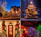 Guirlande lumineuse LED solaire & secteur – étanche avec télécommande Fééries Mancelya