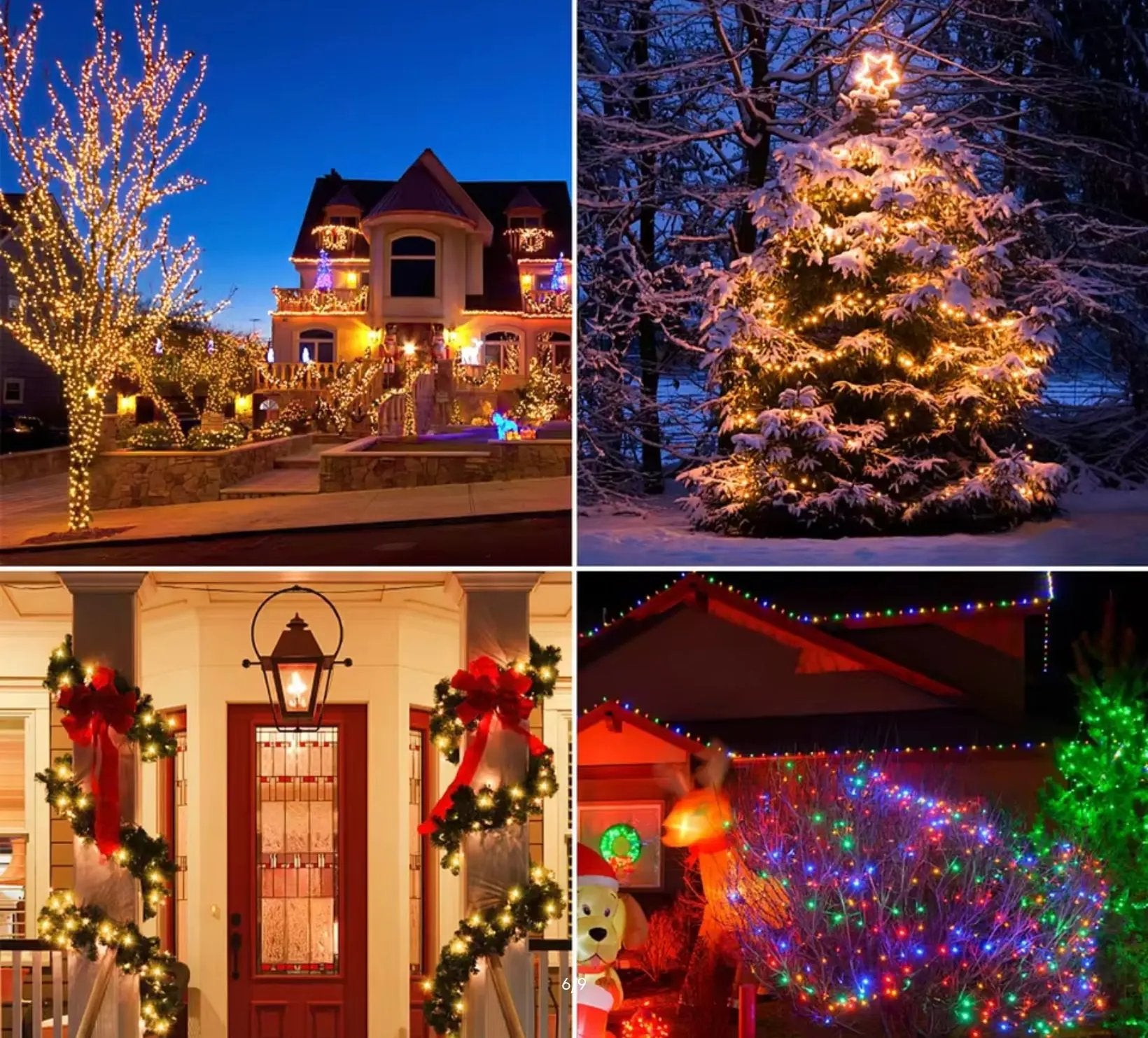 Guirlande lumineuse LED solaire & secteur – étanche avec télécommande Fééries Mancelya