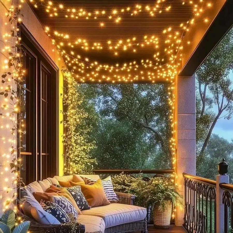 Guirlande lumineuse LED firecracker avec télécommande