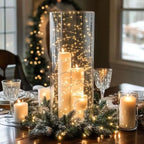 Guirlande lumineuse bougie en forme de prune