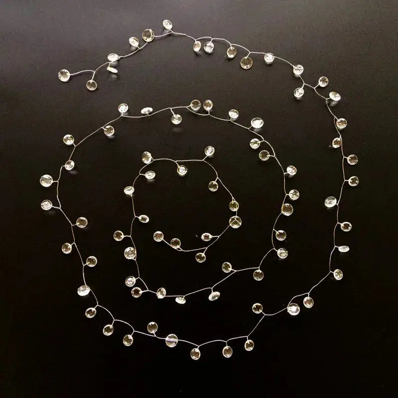 Guirlande de perles cristal acrylique Fééries Mancelya