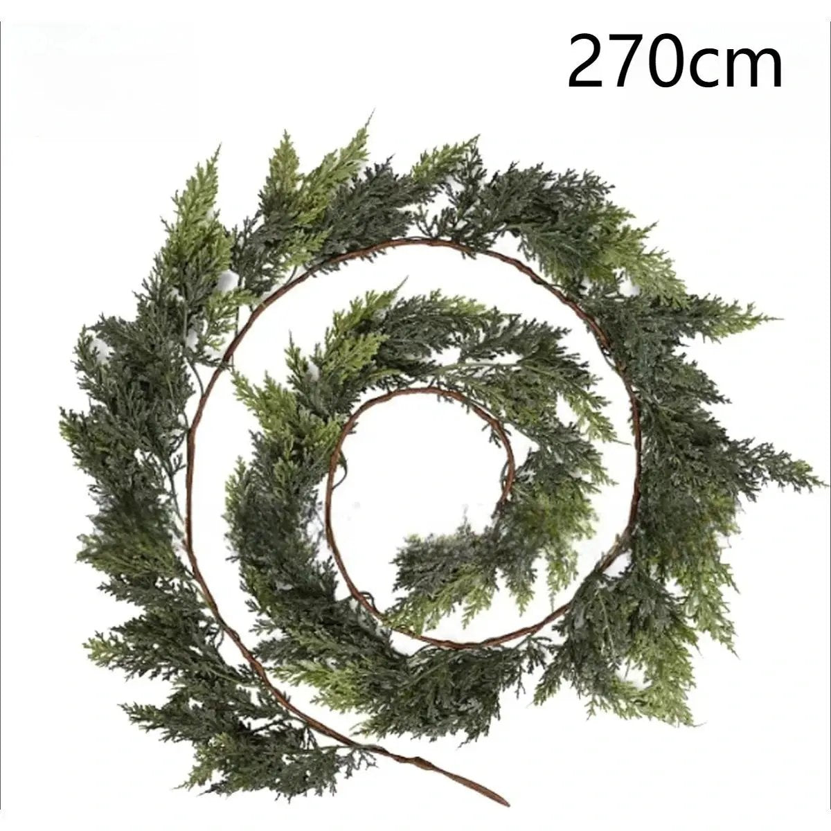 Guirlande de Noël de cèdre artificiel réaliste et réutilisable Fééries Mancelya