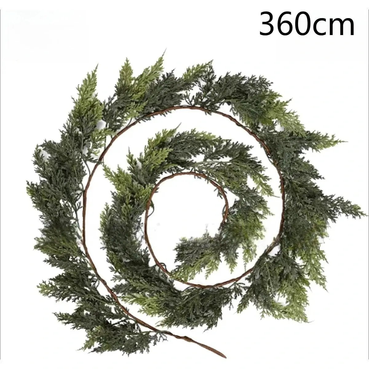 Guirlande de Noël de cèdre artificiel réaliste et réutilisable Fééries Mancelya