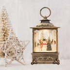 Lanterne de noël éclairée, veilleuse LED à piles Fééries Mancelya