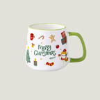 Mug de noël motifs festifs de noël Fééries Mancelya