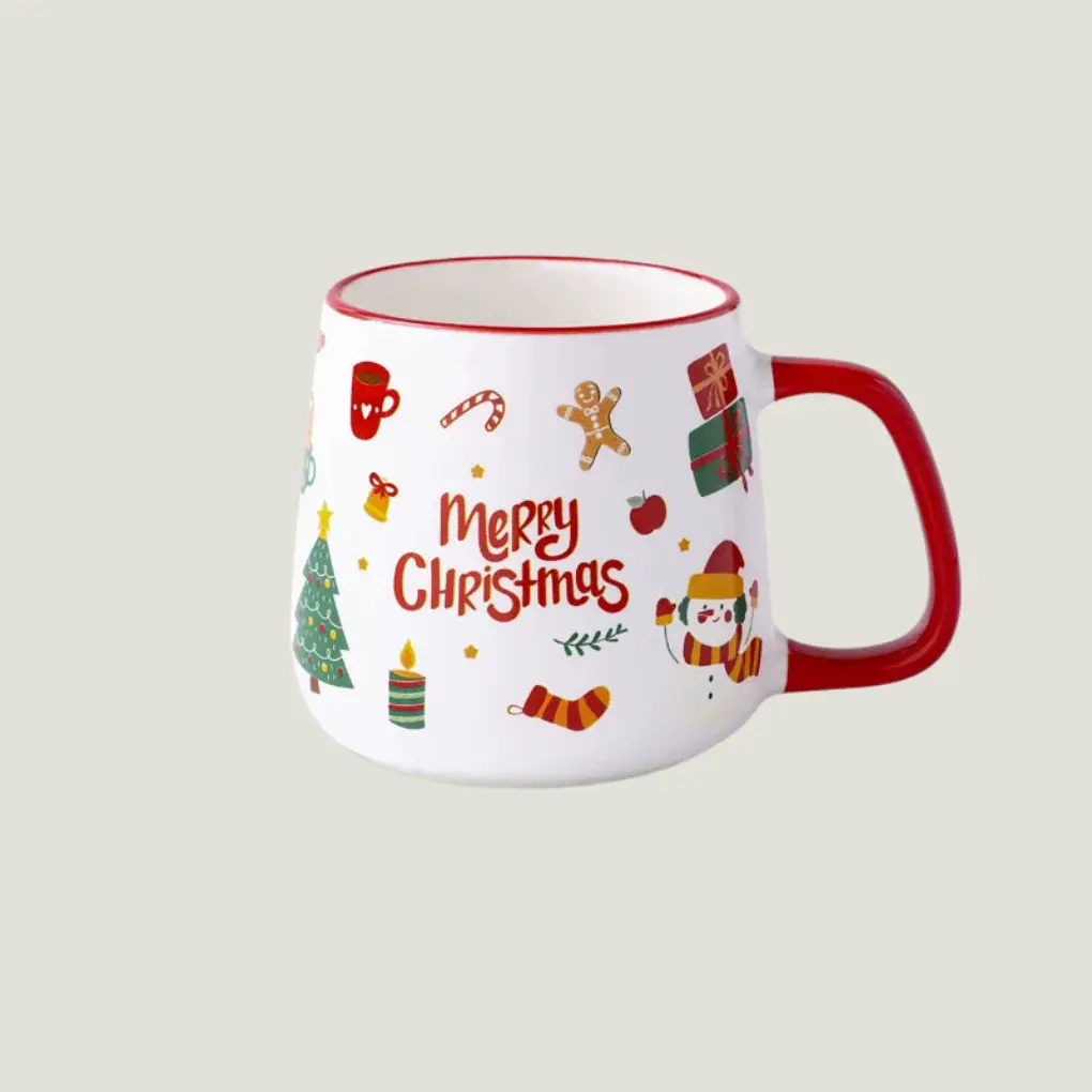Mug de noël motifs festifs de noël Fééries Mancelya