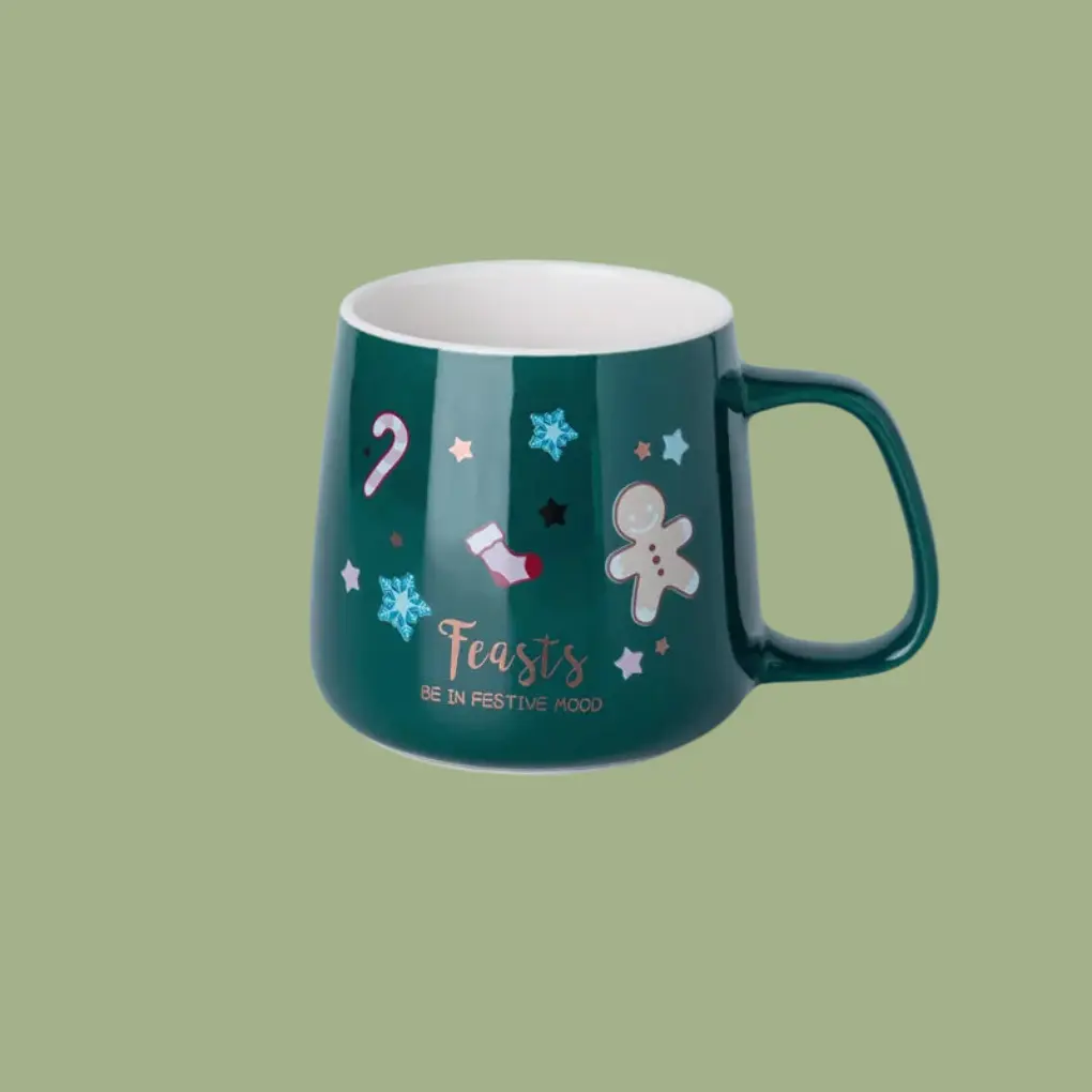 Mug de noël motifs festifs de noël Fééries Mancelya
