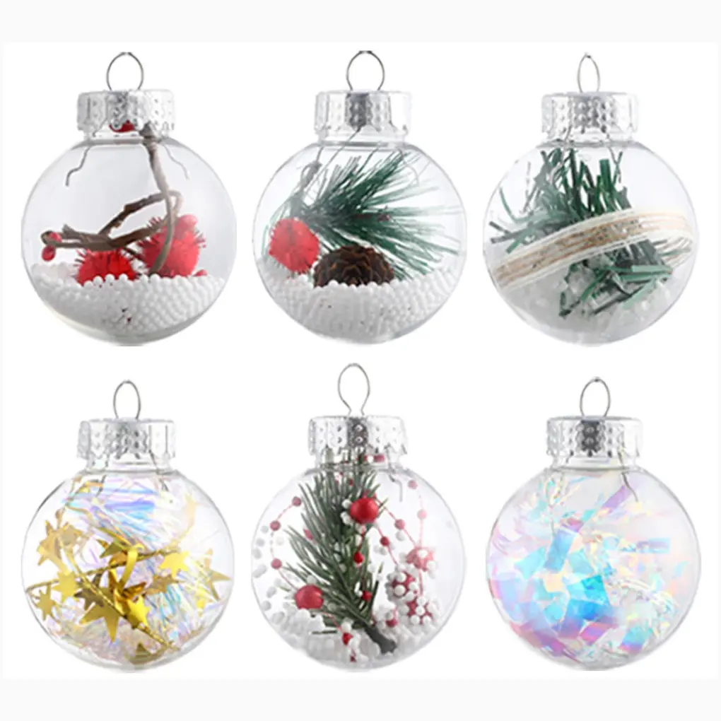 Boules de Noël en cristal style globe(lot de 5) Fééries Mancelya