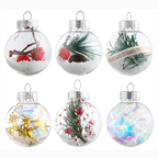 Boules de Noël en cristal style globe(lot de 5) Fééries Mancelya