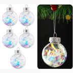 Boules de Noël en cristal style globe(lot de 5) Fééries Mancelya