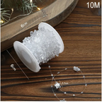 Guirlande de perles transparentes décoratives Fééries Mancelya