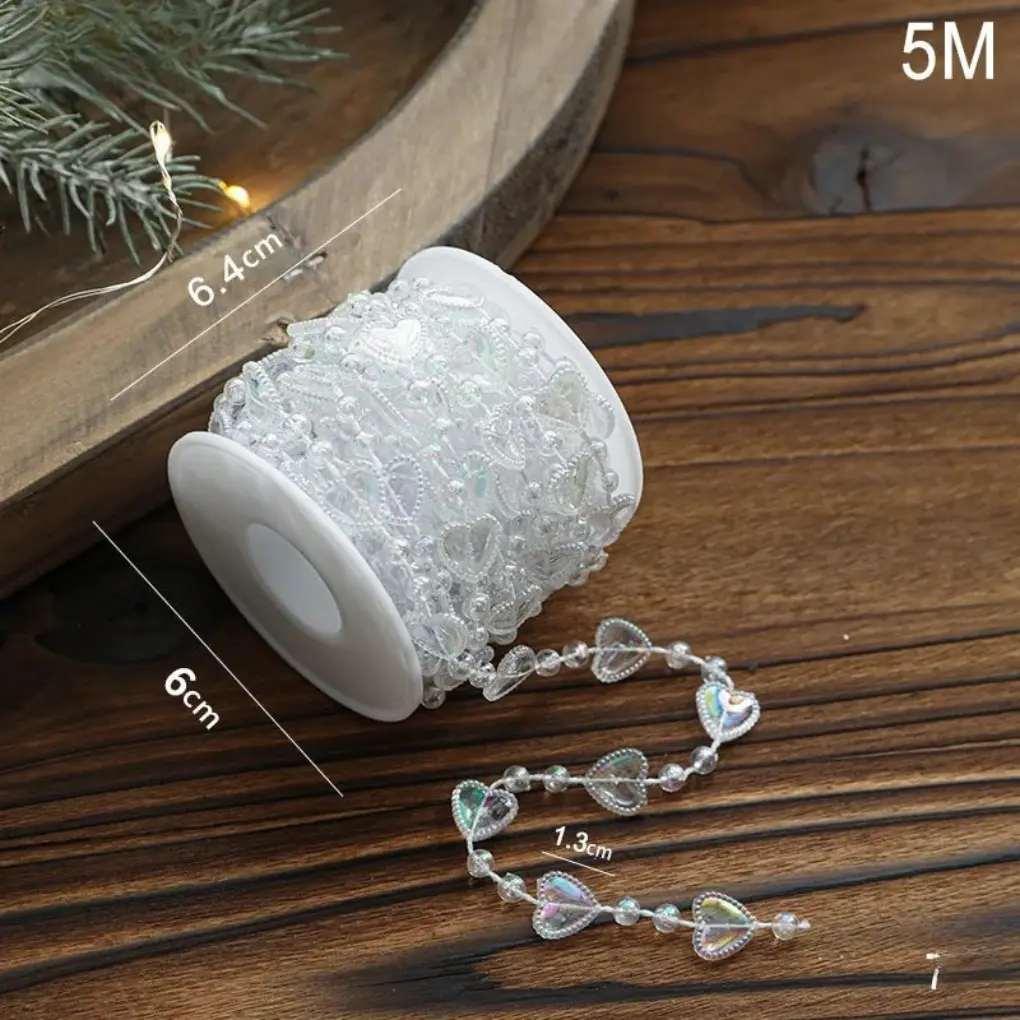 Guirlande de perles transparentes décoratives Fééries Mancelya