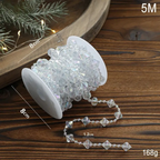 Guirlande de perles transparentes décoratives Fééries Mancelya