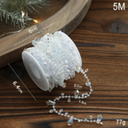 Guirlande de perles transparentes décoratives Fééries Mancelya