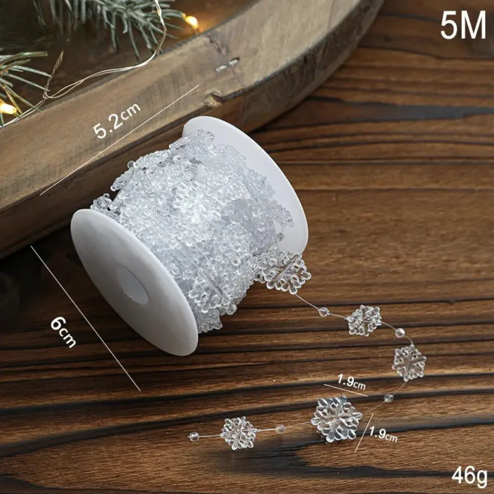 Guirlande de perles transparentes décoratives Fééries Mancelya