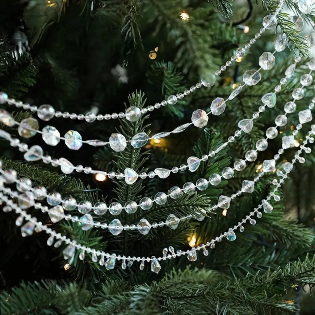 Guirlande de perles transparentes décoratives Fééries Mancelya