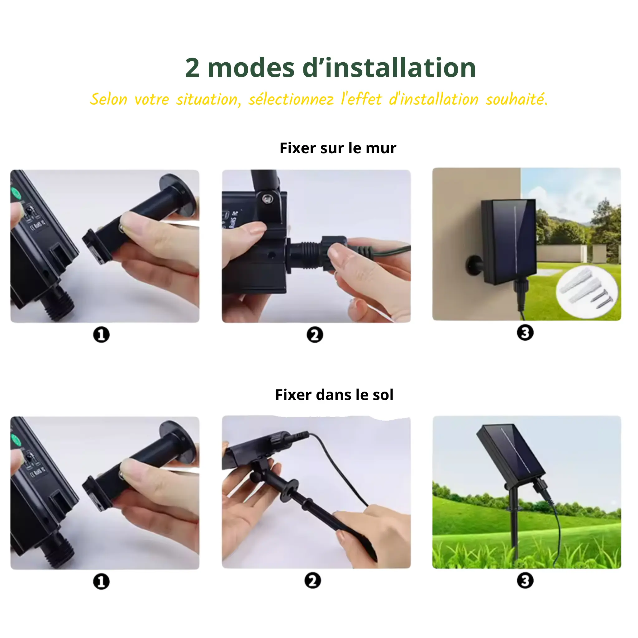 Guirlande solaire LED extérieure étanche en tube flexible Fééries Mancelya