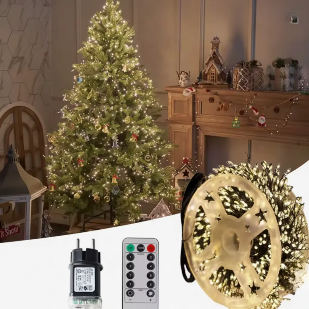 Guirlande lumineuse LED en forme de pétard avec télécommande Fééries Mancelya