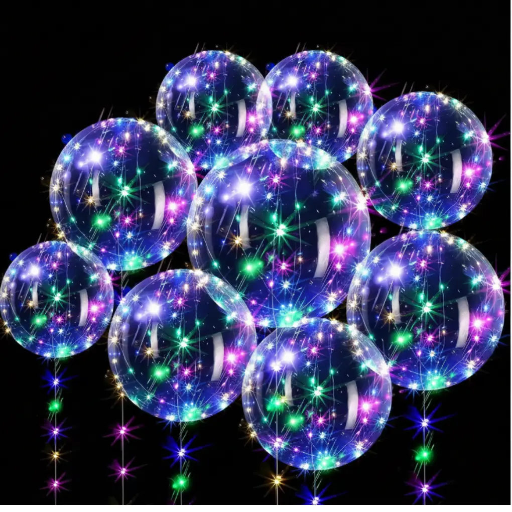 Ballons LED lumineux décoratifs– lot de 10 à 100 pièces Fééries Mancelya