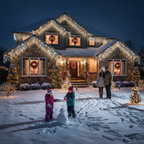 Guirlande lumineuse LED extérieure – Rideau de glaçons Fééries Mancelya