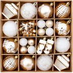 Boules de noël incassables(lot de 42 pièces) Fééries Mancelya