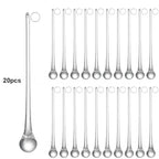 Ornements de Noël en verre- Goutte de pluie (lot de 20) Fééries Mancelya