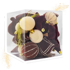 Coffret de boules de Noël flockées Fééries Mancelya