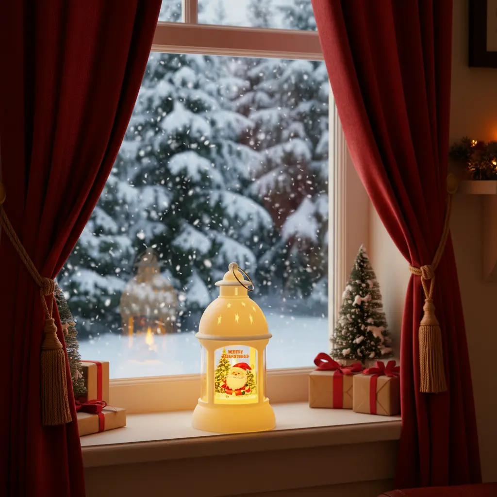 Lanterne Décorative de Noël à LED Fééries Mancelya