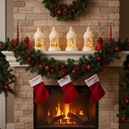 Lanterne Décorative de Noël à LED Fééries Mancelya