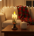 Bougies musicales lumière LED rotative sans flamme Fééries Mancelya