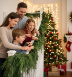 Guirlande de Pin Norfolk de Noël réaliste Fééries Mancelya