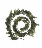 Guirlande de Noël de cèdre artificiel réaliste et réutilisable Fééries Mancelya