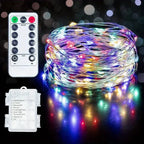 Guirlande lumineuse LED à piles avec télécommande Fééries Mancelya