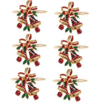 Ensemble d'anneaux de serviette de noël(lot de 6) Fééries Mancelya
