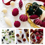 Coffret de boules de Noël flockées Fééries Mancelya