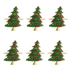 Ensemble d'anneaux de serviette de noël(lot de 6) Fééries Mancelya