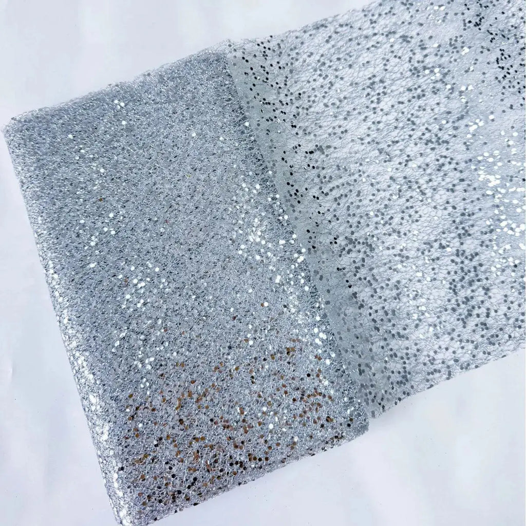 Chemin de table à paillettes en tulle Fééries Mancelya
