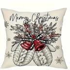 Housse de coussin décor noël Fééries Mancelya