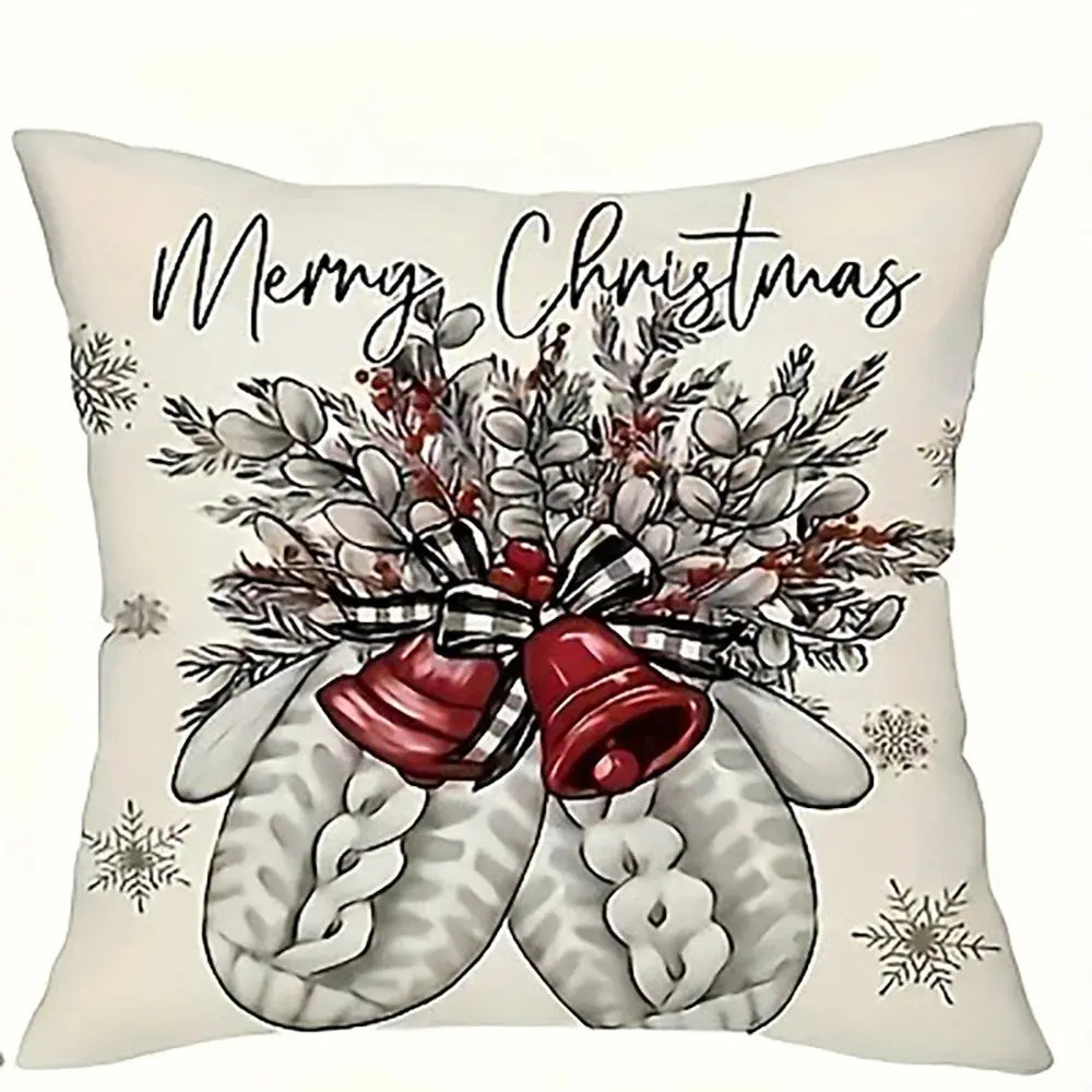 Housse de coussin décor noël Fééries Mancelya