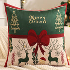 Housse de coussin de noël décoration festive Fééries Mancelya