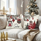 Housse de coussin décor noël Fééries Mancelya