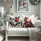 Housse de coussin de noël, décoration festive Fééries Mancelya