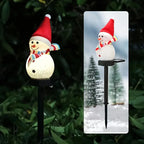 Lampe solaire LED bonhomme de neige Fééries Mancelya