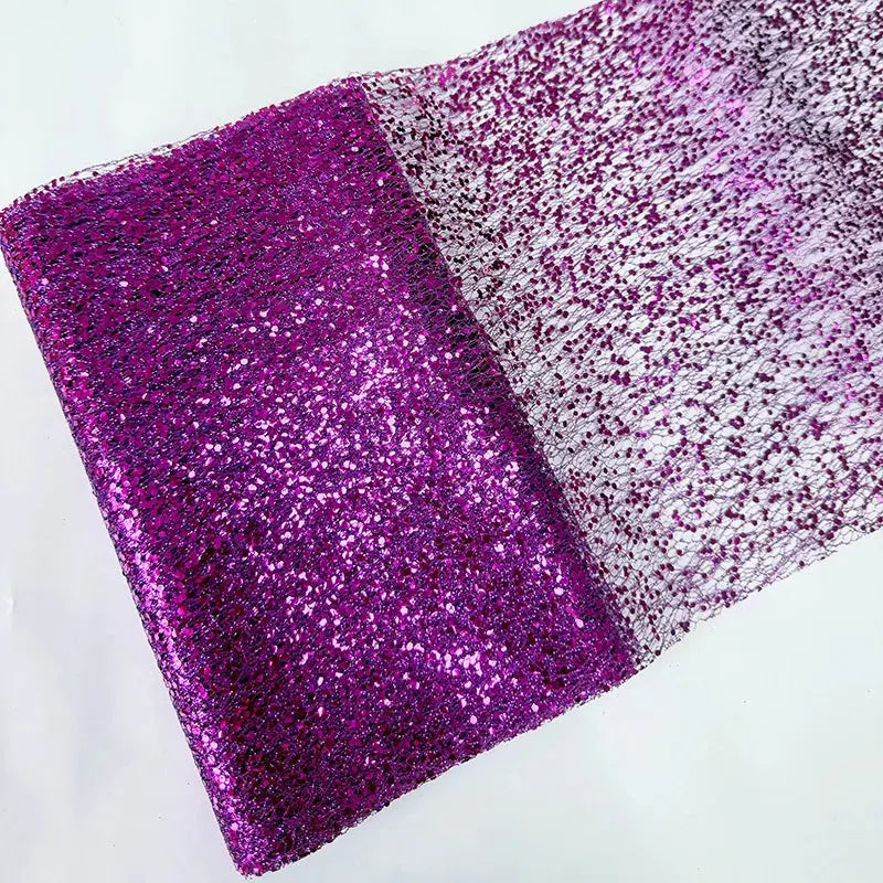 Chemin de table à paillettes en tulle Fééries Mancelya