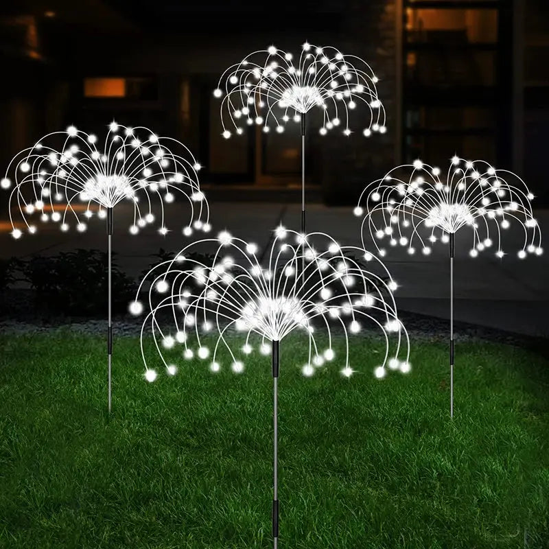 Lampes solaires LED feu d’artifice extérieures-lot de 6 Fééries Mancelya