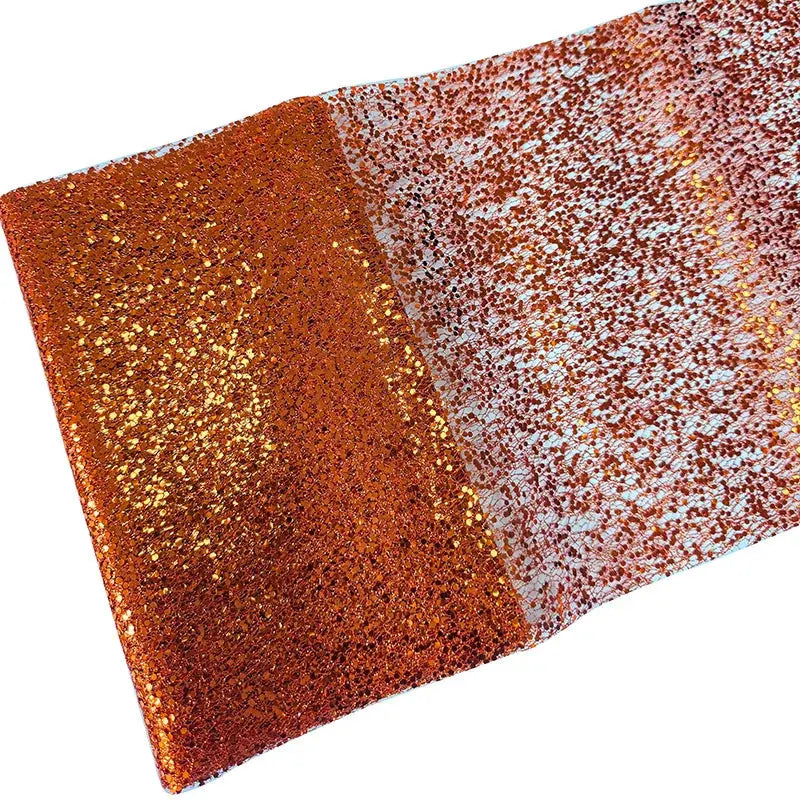 Chemin de table à paillettes en tulle Fééries Mancelya